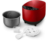 PHILIPS - RICE COOKER DIGITAL 1.8Liter - HD 4515/29 RED