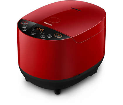 PHILIPS - RICE COOKER DIGITAL 1.8Liter - HD 4515/29 RED