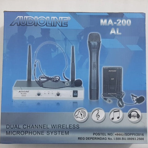 AUDIOLINE - MICROPHONE WIRELESS - MA-200AL6