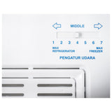 AQUA - KULKAS 2 PINTU SMALL (220L) - AQR-D275R(BD)*