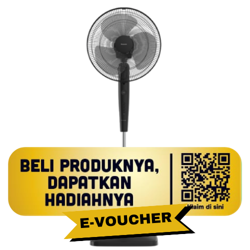 PANASONIC - KIPAS ANGIN STAND FAN 16" - F-EP4022-K (HITAM)