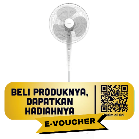 PANASONIC - KIPAS ANGIN STAND FAN 16" - F-ES4022-W (PUTIH)