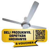 PANASONIC - KIPAS ANGIN CEILING FAN+REMOTE 56" - F-EY1420