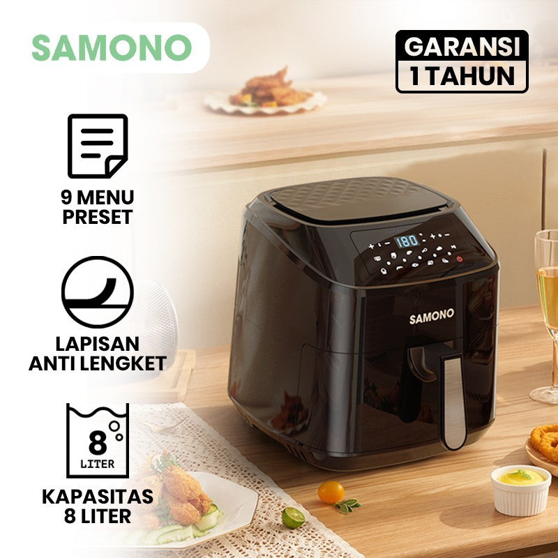 SAMONO - AIR FRYER 8.0Liter - SW-AFBE08