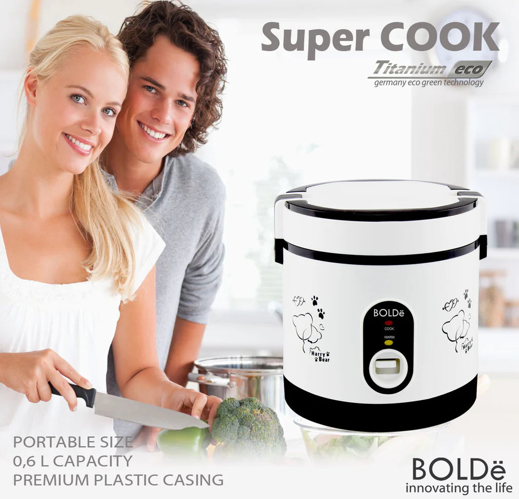 BOLDE - RICE COOKER MANUAL 0.6Liter - TITANIUM