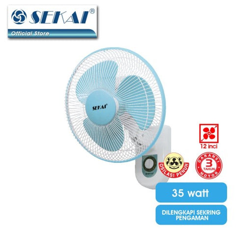 SEKAI - KIPAS ANGIN WALL FAN 12" - WFN-1206