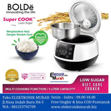 BOLDE - RICE COOKER DIGITAL 1.0Liter (Super COOK Less Sugar)