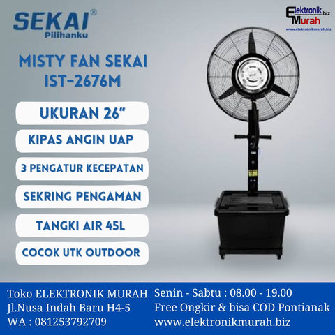 SEKAI - KIPAS ANGIN STAND FAN 26" - IST-2676M