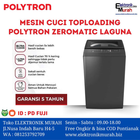 POLYTRON - MESIN CUCI AUTOMATIC 07KG - PAW-7029Y