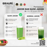 IDEALIFE - SLOW JUICER - IL-201SJB