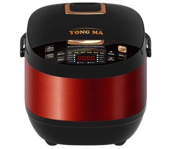 YONGMA - RICE COOKER DIGITAL 2.0Liter - SMC-7047N (RED)