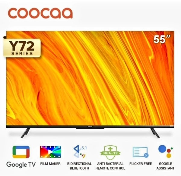 COOCAA - LED TV 55" UHD SMART TV- 55Y72