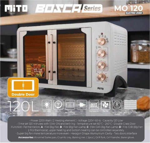 MITO - OVEN LISTRIK 120Liter - MO-120