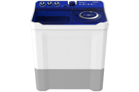 SHARP - MESIN CUCI TWIN TUB/MANUAL 14KG - ES-T1490WA-BL