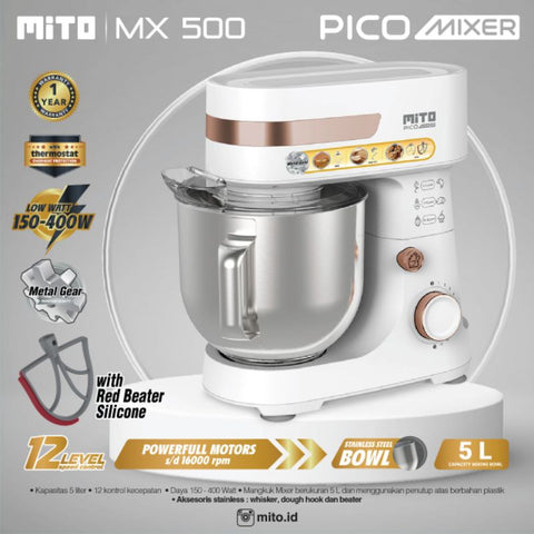 MITOCHIBA - MIXER COM 5Liter - MX-500 (WHITE)