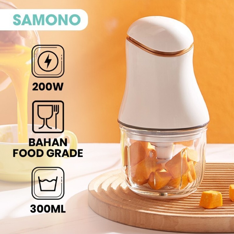 SAMONO - FOOD PROCESSOR 0.3Liter - SW099 (PINK)