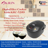 KIRIN - RICE COOKER DIGITAL 2.0Liter - KRC-520D